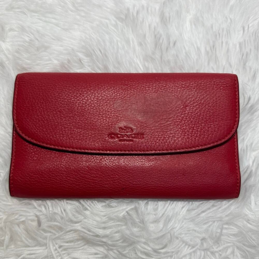 Coach Red Wallet
